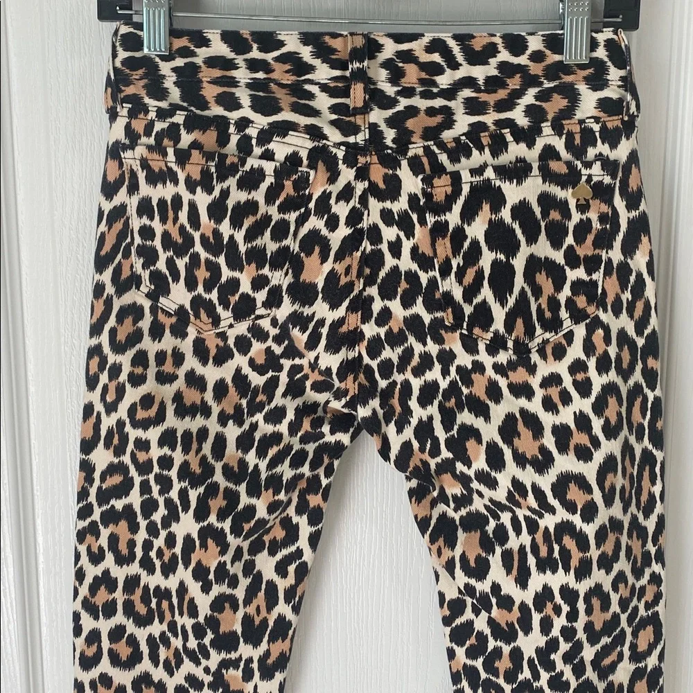 Kate‎ Spade Broome Street Leopard Print Skinny Jeans